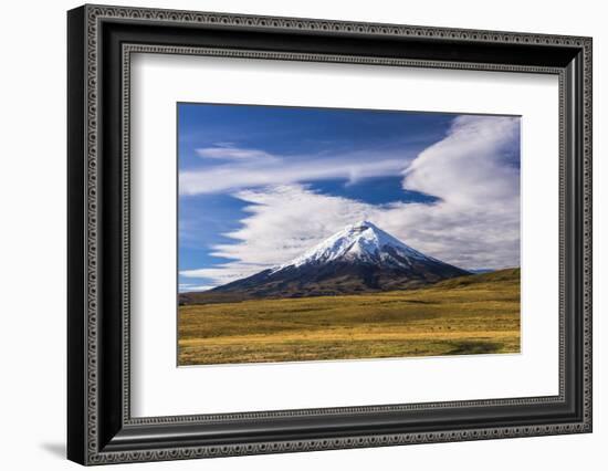 Cotopaxi Volcano 5897M Summit, Cotopaxi National Park, Cotopaxi Province, Ecuador, South America-Matthew Williams-Ellis-Framed Photographic Print