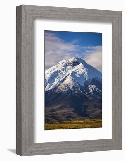 Cotopaxi Volcano Glacier Covered 5897M Summit, Cotopaxi National Park, Cotopaxi Province, Ecuador-Matthew Williams-Ellis-Framed Photographic Print