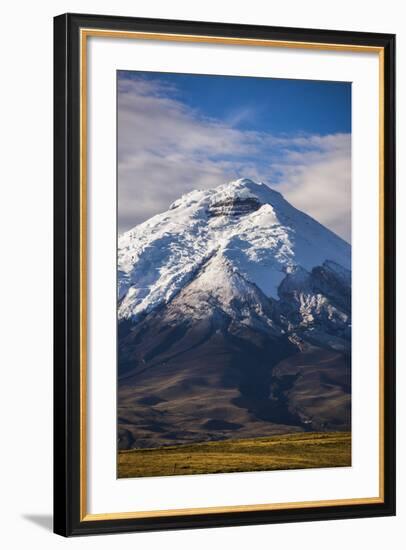 Cotopaxi Volcano Glacier Covered 5897M Summit, Cotopaxi National Park, Cotopaxi Province, Ecuador-Matthew Williams-Ellis-Framed Photographic Print