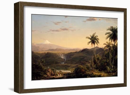 Cotopaxi-Frederic Edwin Church-Framed Giclee Print