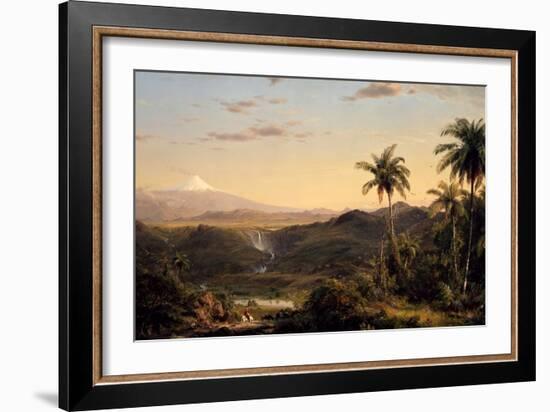 Cotopaxi-Frederic Edwin Church-Framed Giclee Print