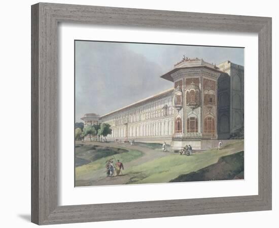 Cotsea Bhaug on the River Jumna at Delhi-Thomas & William Daniell-Framed Giclee Print