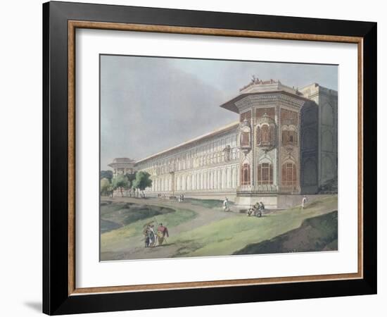 Cotsea Bhaug on the River Jumna at Delhi-Thomas & William Daniell-Framed Giclee Print