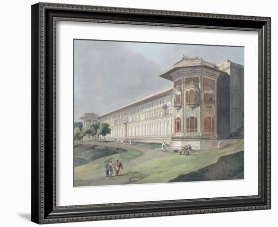 Cotsea Bhaug on the River Jumna at Delhi-Thomas & William Daniell-Framed Giclee Print