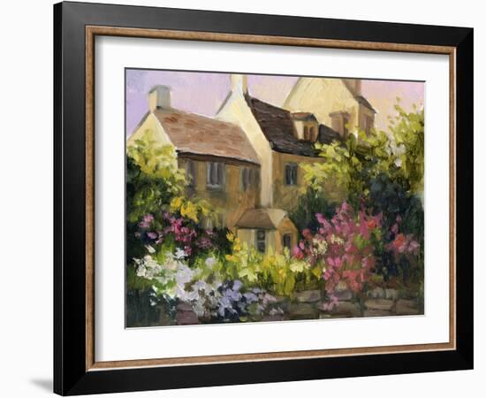 Cotswold Cottage V-Mary Jean Weber-Framed Art Print