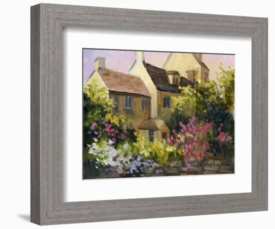 Cotswold Cottage V-Mary Jean Weber-Framed Art Print