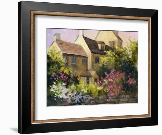 Cotswold Cottage V-Mary Jean Weber-Framed Art Print