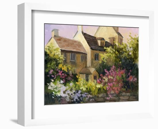 Cotswold Cottage V-Mary Jean Weber-Framed Art Print