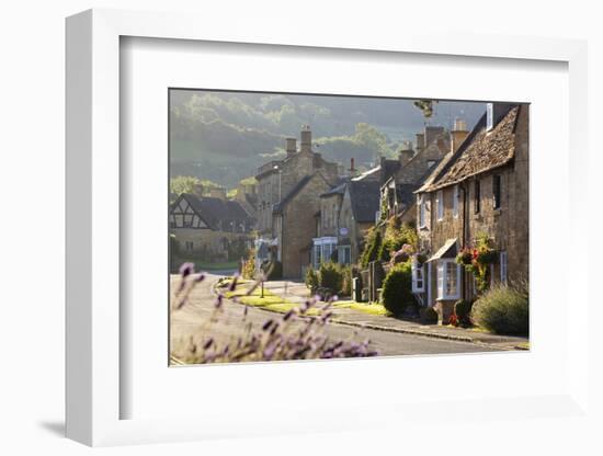 Cotswold Cottages, Broadway, Worcestershire, Cotswolds, England, United Kingdom, Europe-Stuart Black-Framed Photographic Print