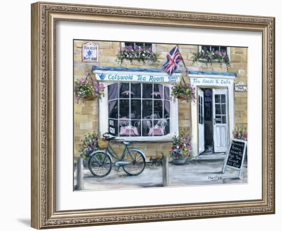 Cotswold Tea-Marilyn Dunlap-Framed Art Print