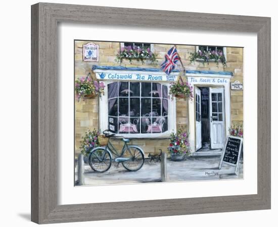 Cotswold Tea-Marilyn Dunlap-Framed Art Print