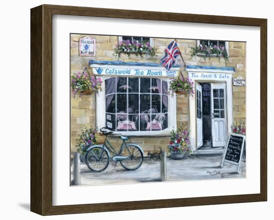 Cotswold Tea-Marilyn Dunlap-Framed Art Print