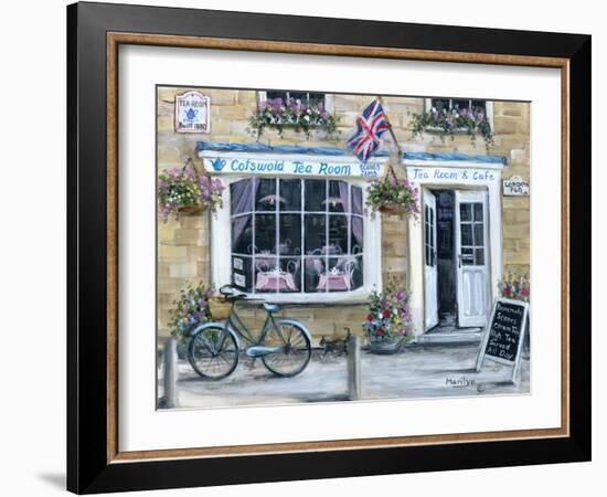 Cotswold Tea-Marilyn Dunlap-Framed Art Print