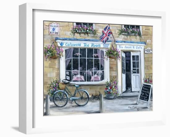 Cotswold Tea-Marilyn Dunlap-Framed Art Print