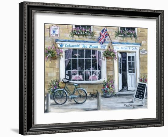 Cotswold Tea-Marilyn Dunlap-Framed Art Print