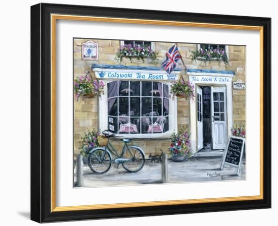 Cotswold Tea-Marilyn Dunlap-Framed Art Print