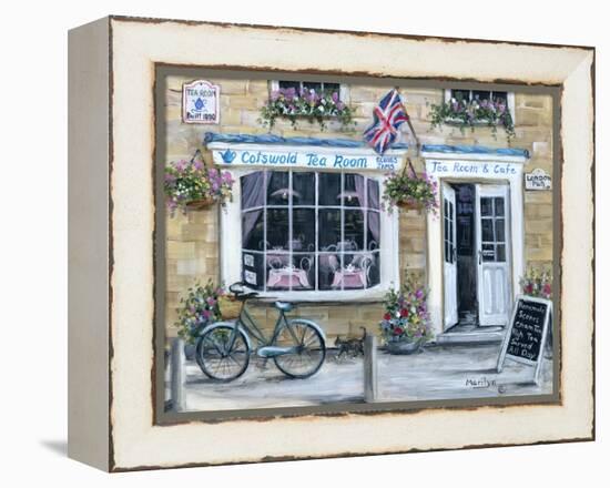 Cotswold Tea-Marilyn Dunlap-Framed Stretched Canvas