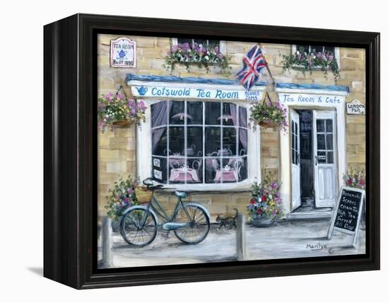 Cotswold Tea-Marilyn Dunlap-Framed Stretched Canvas