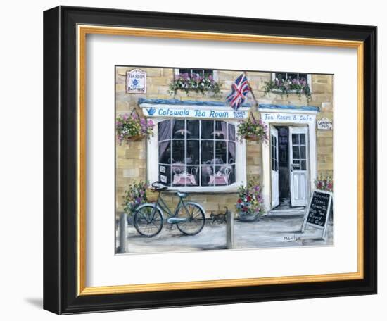 Cotswold Tea-Marilyn Dunlap-Framed Art Print