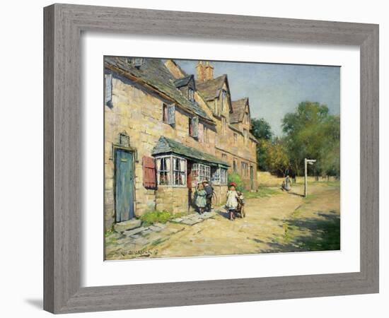 Cotswold Village, 1917-William Kay Blacklock-Framed Giclee Print