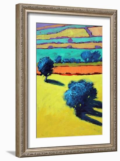 Cotswold Way close up 1-Paul Powis-Framed Giclee Print