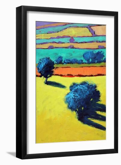 Cotswold Way close up 1-Paul Powis-Framed Giclee Print