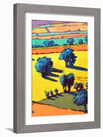 Cotswold Way close up 2-Paul Powis-Framed Giclee Print