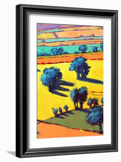 Cotswold Way close up 2-Paul Powis-Framed Giclee Print