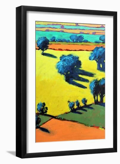 Cotswold Way close up 4-Paul Powis-Framed Giclee Print