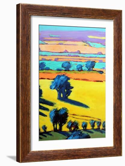 Cotswold Way close up 6-Paul Powis-Framed Giclee Print