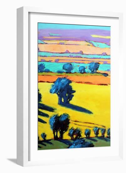 Cotswold Way close up 6-Paul Powis-Framed Giclee Print