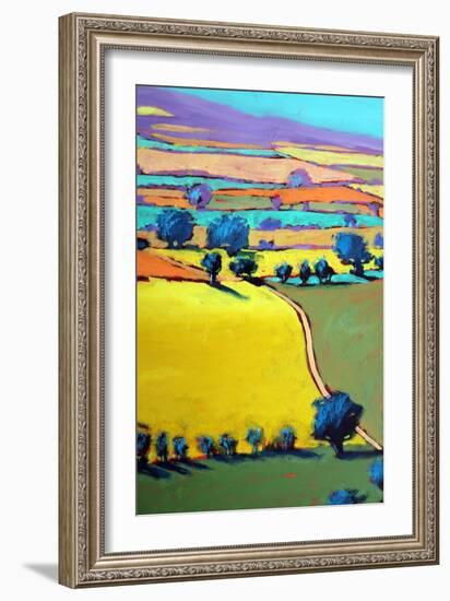 Cotswold Way close up 7-Paul Powis-Framed Giclee Print