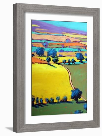 Cotswold Way close up 7-Paul Powis-Framed Giclee Print