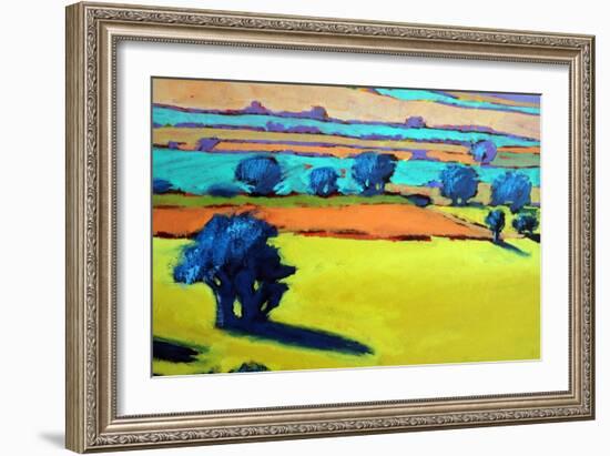 Cotswold Way close up 9-Paul Powis-Framed Giclee Print