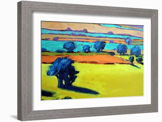 Cotswold Way close up 9-Paul Powis-Framed Giclee Print