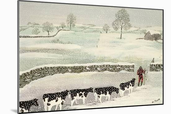 Cotswold: Winter Scene-Maggie Rowe-Mounted Giclee Print