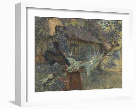 Cottage and a Heart-Henri-Gaston Darien-Framed Giclee Print