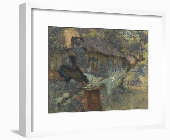 Cottage and a Heart-Henri-Gaston Darien-Framed Premium Giclee Print