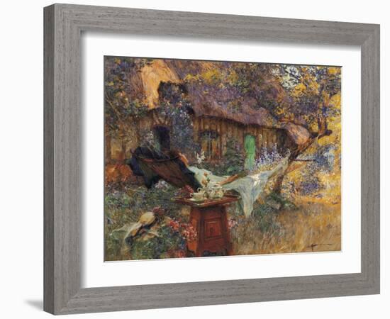 Cottage and Heart-Henri-Gaston Darien-Framed Giclee Print