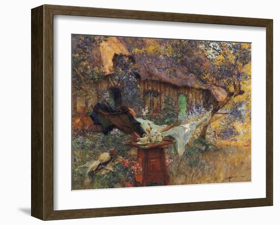 Cottage and Heart-Henri-Gaston Darien-Framed Giclee Print