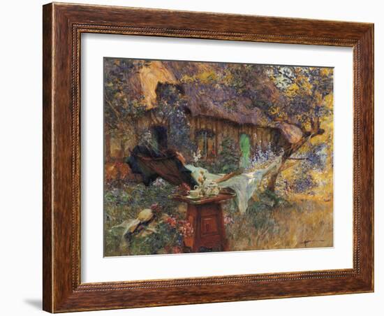 Cottage and Heart-Henri-Gaston Darien-Framed Giclee Print