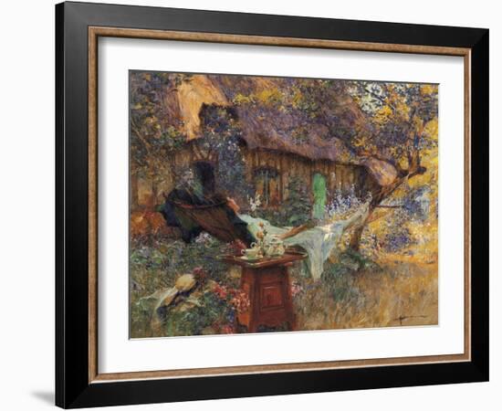 Cottage and Heart-Henri-Gaston Darien-Framed Giclee Print