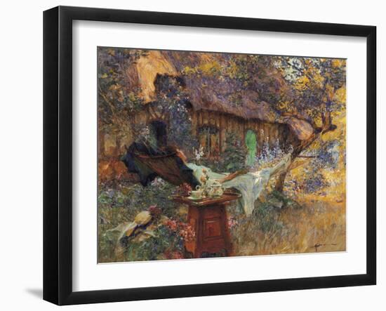 Cottage and Heart-Henri-Gaston Darien-Framed Giclee Print