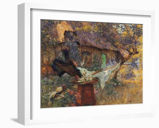 Cottage and Heart-Henri-Gaston Darien-Framed Giclee Print