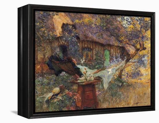 Cottage and Heart-Henri-Gaston Darien-Framed Premier Image Canvas