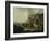 Cottage and Hilly Landscape-Thomas Hand-Framed Giclee Print