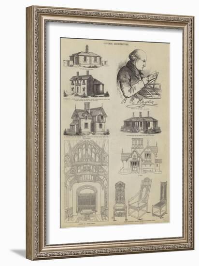 Cottage Architecture-null-Framed Giclee Print