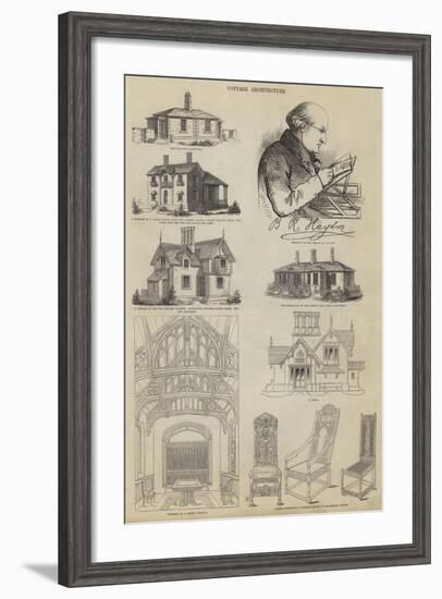 Cottage Architecture-null-Framed Giclee Print