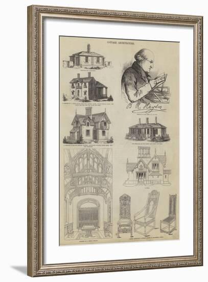 Cottage Architecture-null-Framed Giclee Print