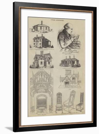 Cottage Architecture-null-Framed Giclee Print